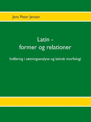 cover image of Latin--former og relationer